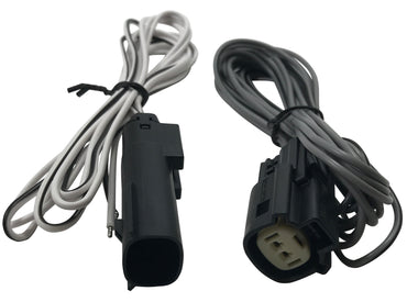 Universal 2-Pin Waterproof Connector 2-Way Wiring Harness W/ 6 FT Leads